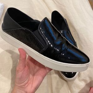 CCO- final price! VINCE. Patent Leather Garvey Loafer Sneaker Sz 7